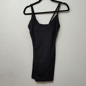 Maidenform Black Hemless Shapewear Slip Adjustable Straps Extra Large